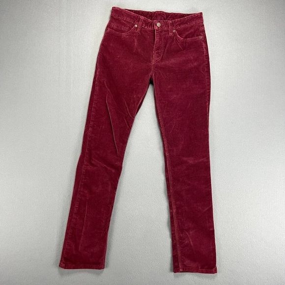 Patagonia Pants - Patagonia Corduroy Pants Womens 28 x32 Burgundy Organic Cotton New No Tags